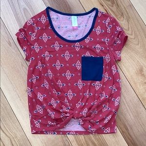 Junior’s Tee with pocket